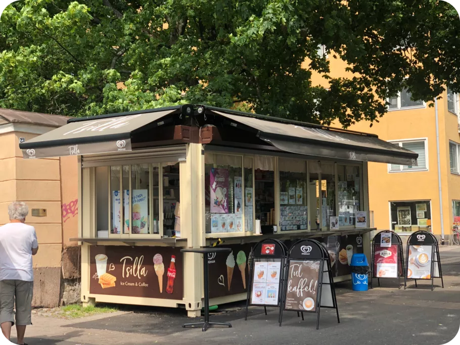 Tsilla jäätelökioski Turussa